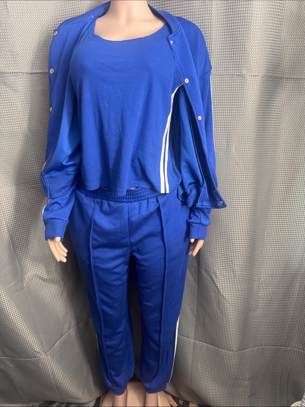 Blue Women’s Track Pants & Jacket Set - Brand Unspecified